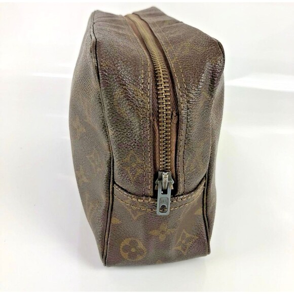 Louis Vuitton Toiletry Bag Trousse Toilette 28 Clutch Hand Bag Monogram Brown - Picture 4 of 12